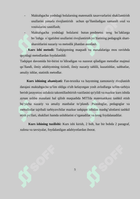 ilk   yoshdagi  bolalarning  predmetlar miqdorini  idrok  qilishining pedagogik-psixologik asoslari 5