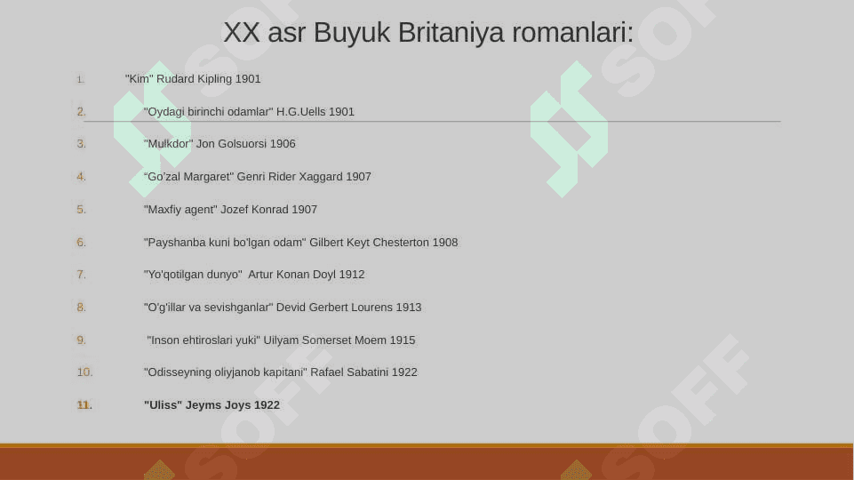 XX ASR BUYUK BRITANIYA ADABIYOTI 3
