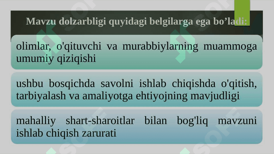 TADQIQOT MUAMMOSINI ANIQLASH 6