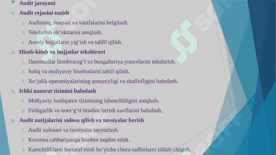 QISHLOQ XO'JALIGIDA DAROMADLAR VA ULARNING TO'G'RI TURKUMLANGANLIGINI TEKSHIRISH 4