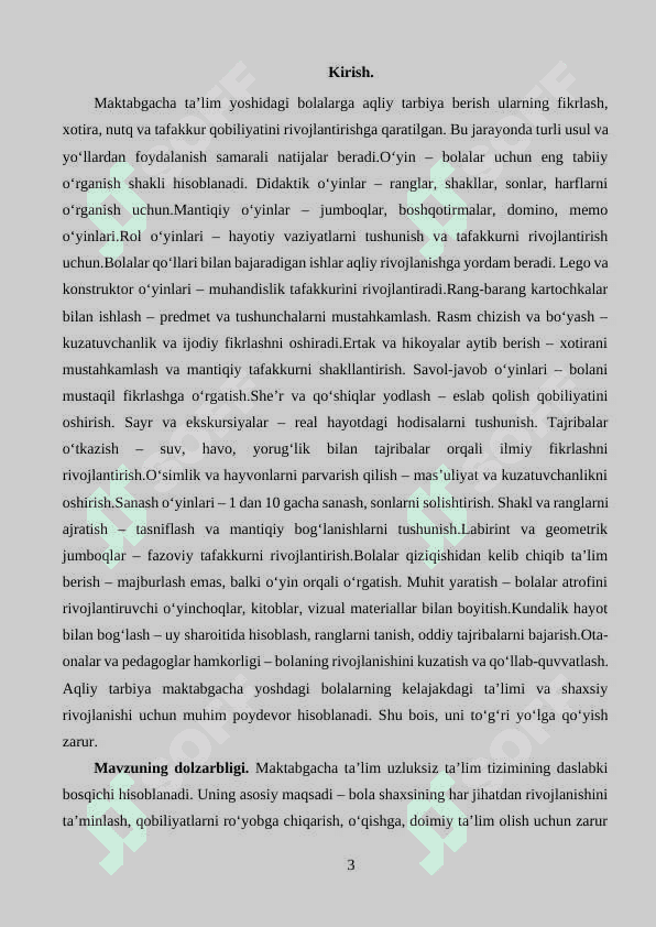 Maktabgacha ta’lim yoshidagi bolalarga aqliy tarbiya berish usul va yo‘llari 3