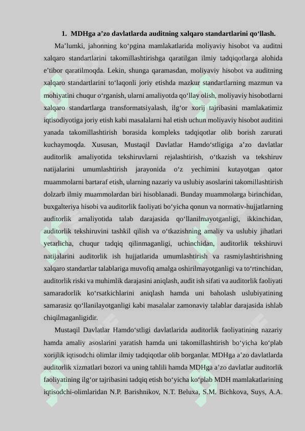 MDH MAMLAKATLARI TAJRIBASI 2