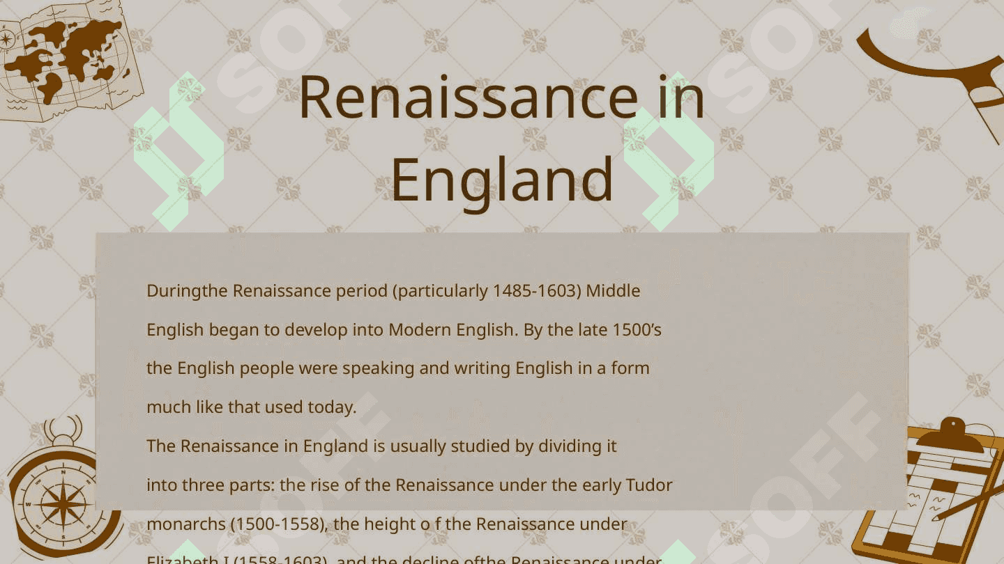 Renaissance in English literature 4