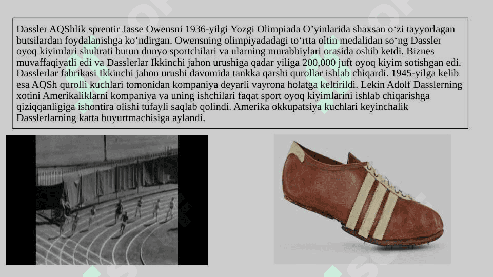 Adidas kompaniyasi tarixi 4