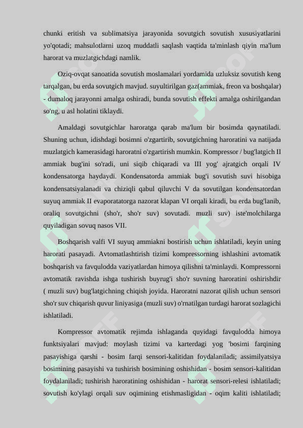 SU’NIY SOVITISH JARAYONINI AVTOMATLASHTIRISH 3