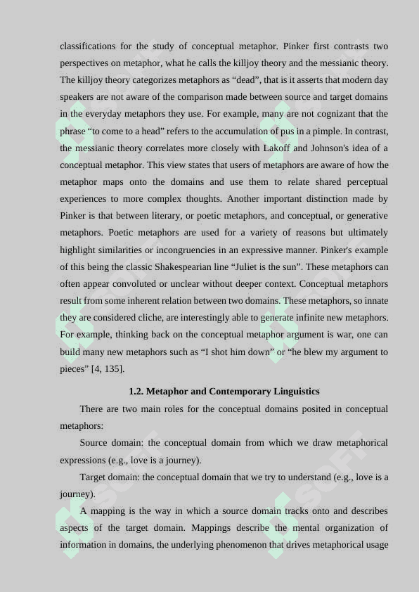 Metaphor in cognitive and lingua-stylistic aspects 7