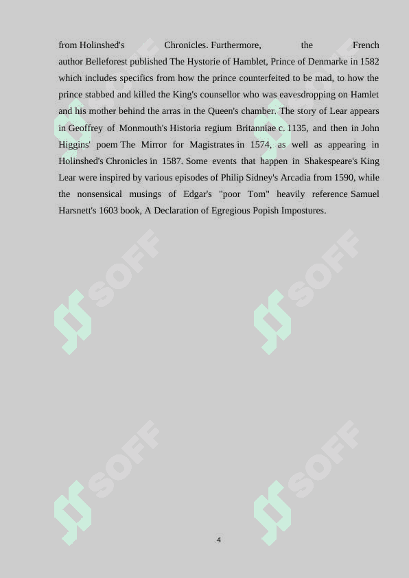 THEME:OPTIMISM OF W.SHAKESPEARE`S TRAGEDIES 4