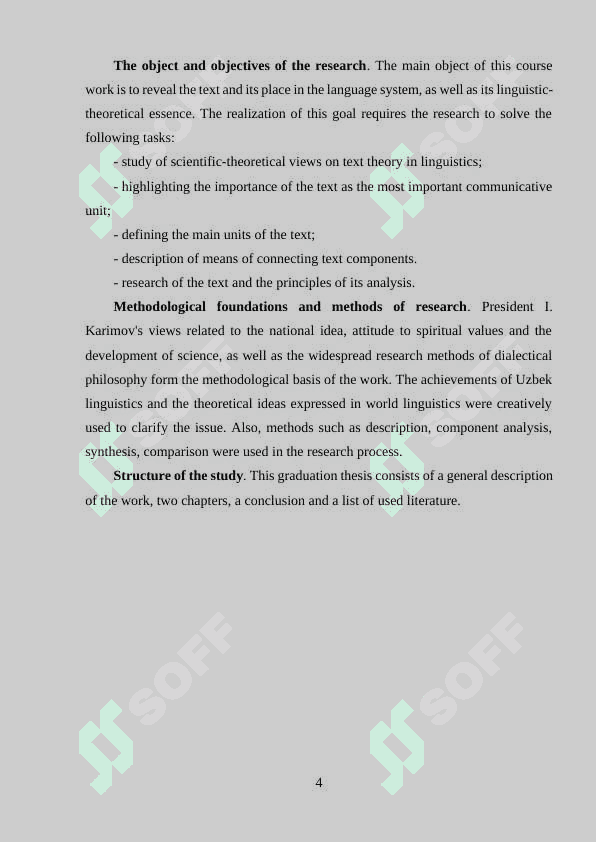 Text as an object of syntactic study 4