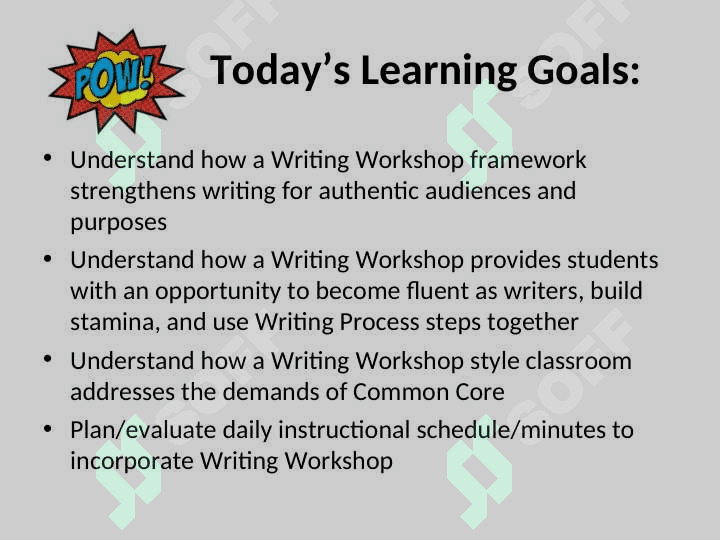 Setting up a SUPER Writing Workshop Within the Classroom 2