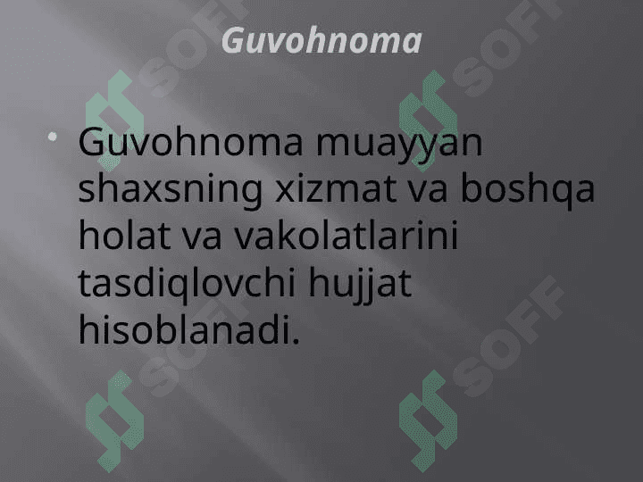 Tashkiliy hujjatlar turlari 7