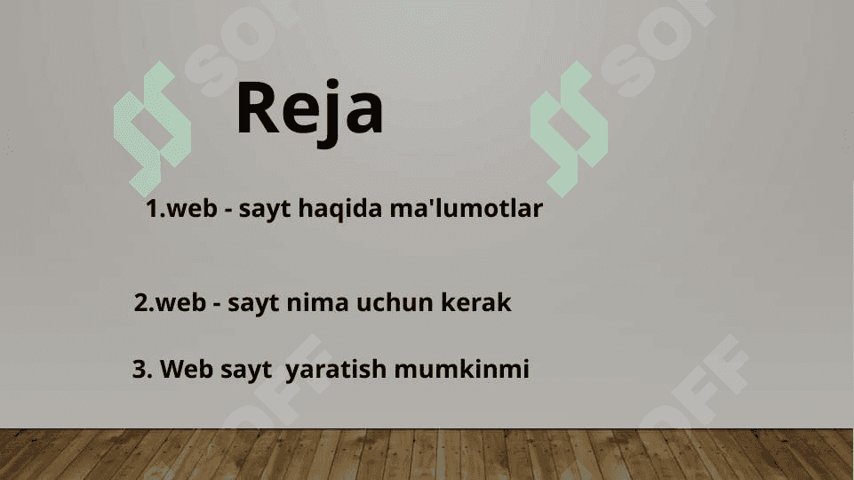 Web sayt HAQIDA TUSHUNCHA 2