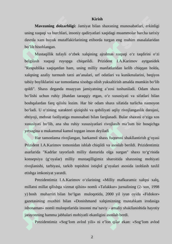 SHAXS TARAQQIYOTIDA EHTIYOJLARNING TA'SIRI 2