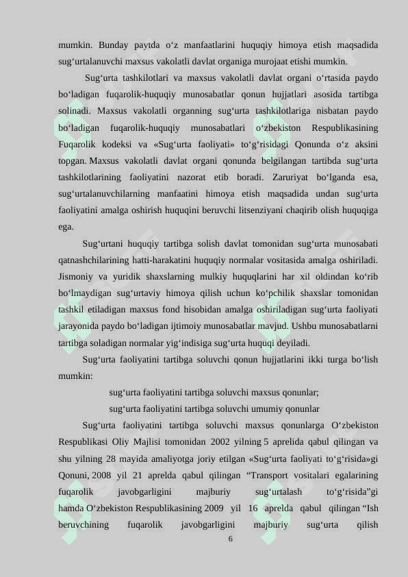 SUG'URTA FAOLIYATI VA UNING RIVOJLANISH XUSUSIYATLARI 6