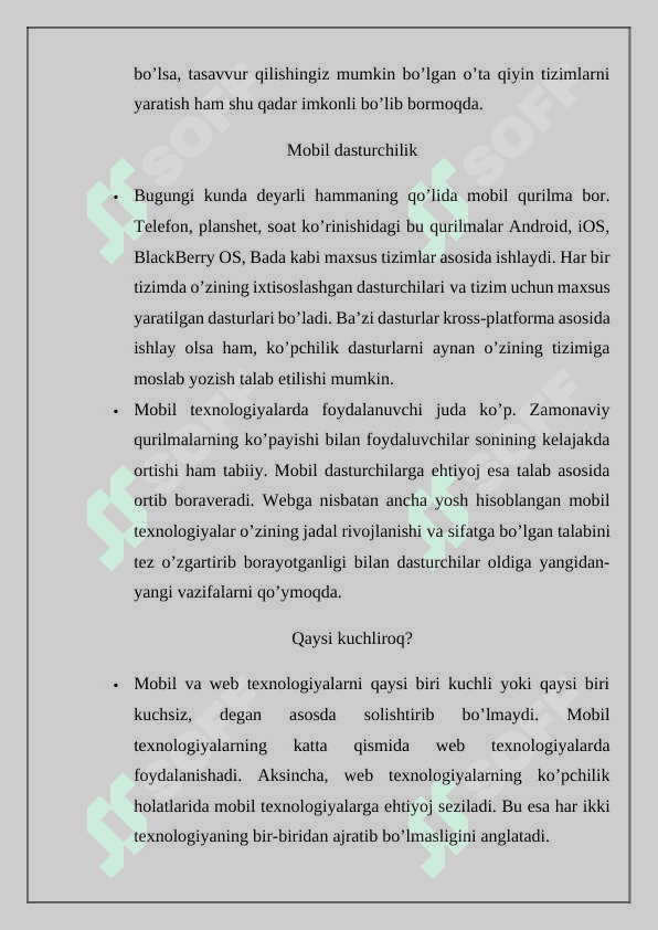 WEB DASTURLASHGA ASOSLANGAN AMALIY TIZIMLAR 4