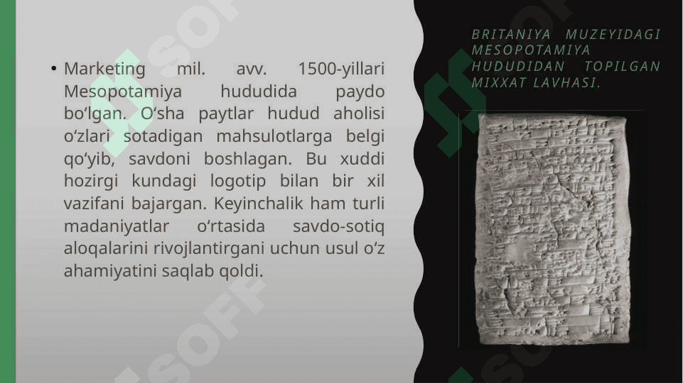 marketingning rivojlanish tarixi 2