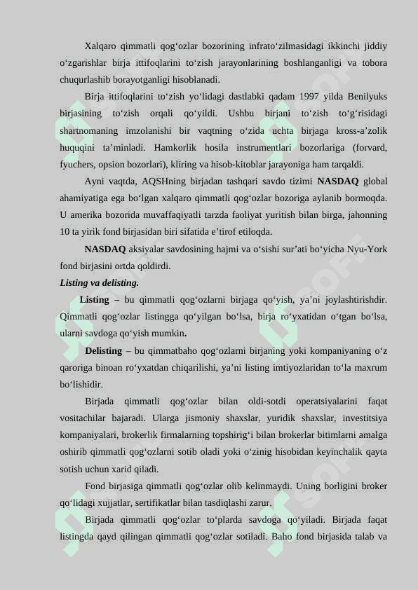 Tijorat banklarining qimmatli qog‘ozlar bilan operatsiyalari 8