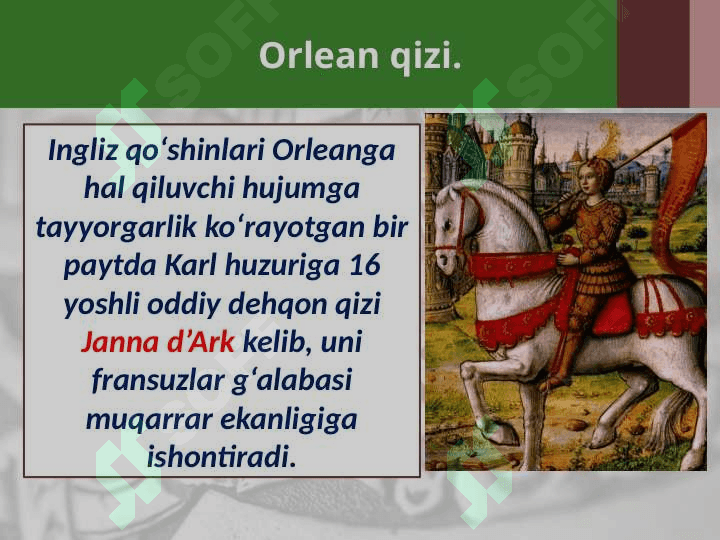 Fransiyada mutloq manarxiya. 7- jahon.. 6