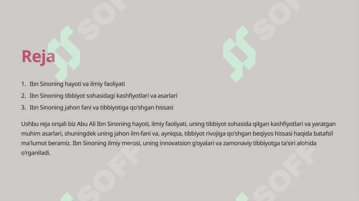 Abu Ali Ibn Sino Tibbiyot ilmining buyuk allomasi 2