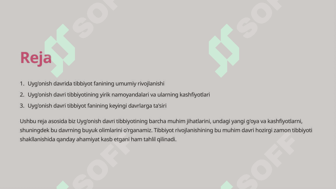 Uyg'onish davridagi tibbiyot 2
