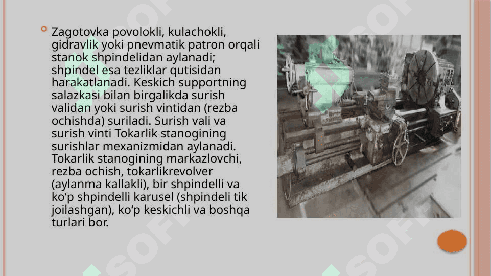Tokarlik stanoklari 3