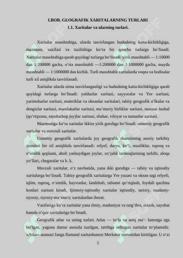 Geografik xaritalar 5
