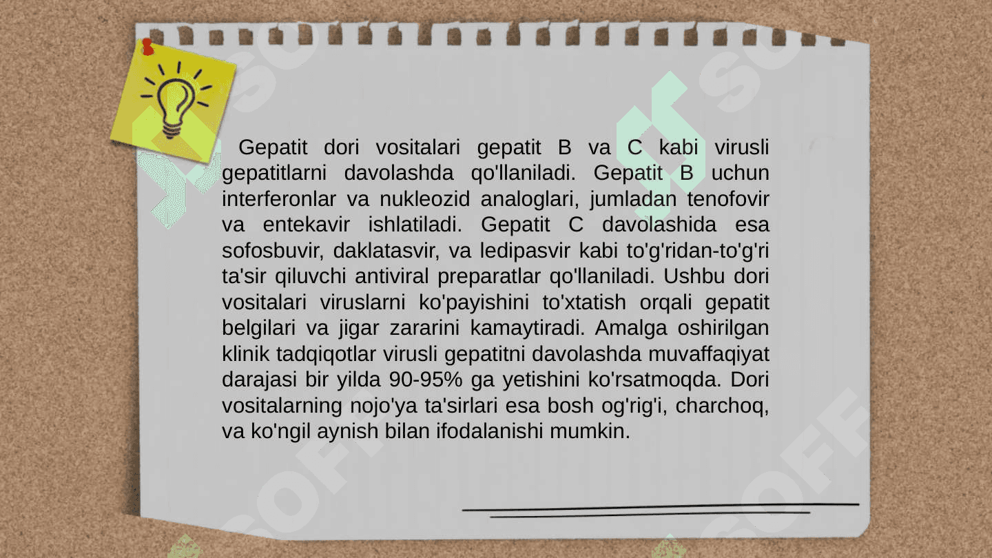 Gepatoprotektorlar haqida tushuncha. Holelitiazda qo‘llaniladigan preparatlar 4