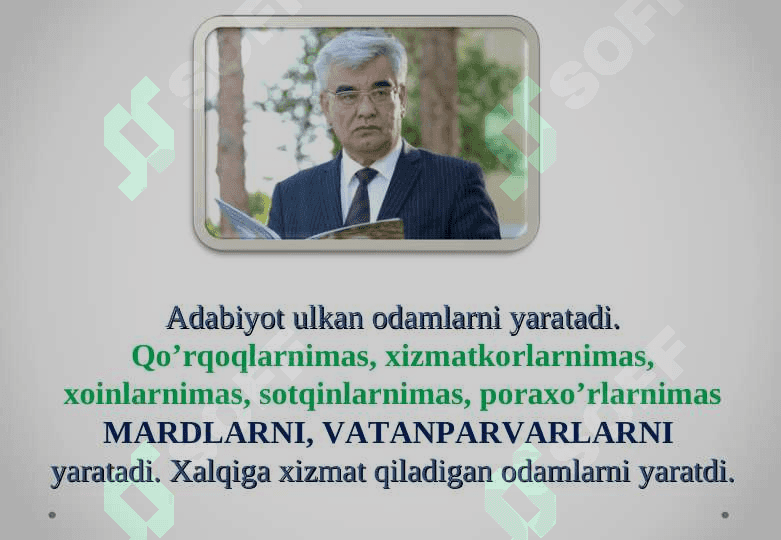 Adabiyot fanidan ochiq dars 2