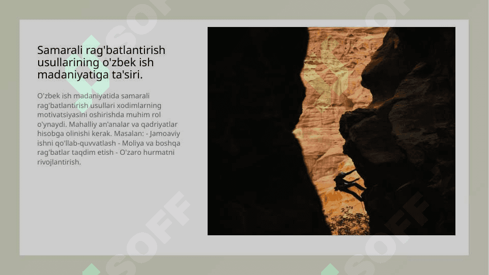 Xodimlarga samarali ta'sir etish yo'llari 4