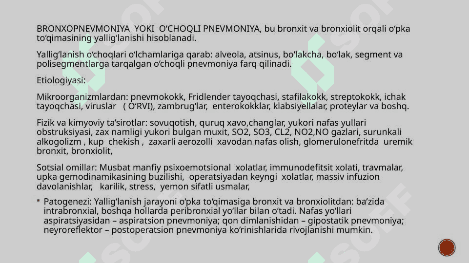Oʻpka kasallilari patanatomiya 4