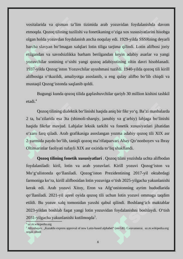 Qozoq tilining sintaktik xususiyatlari 6