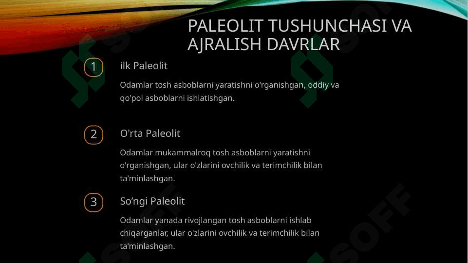 Uzoq Sharq paleoliti 3