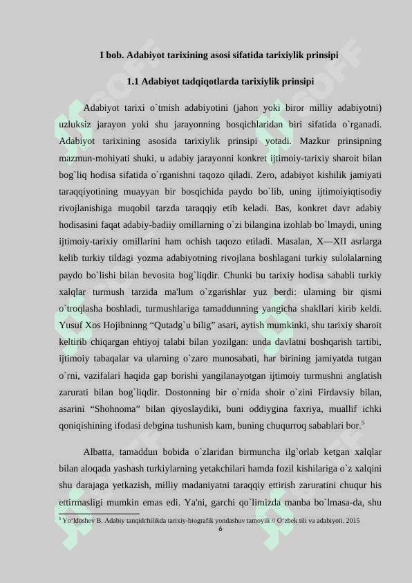 Badiiy adabiyotda tarixiylik tamoyili 6