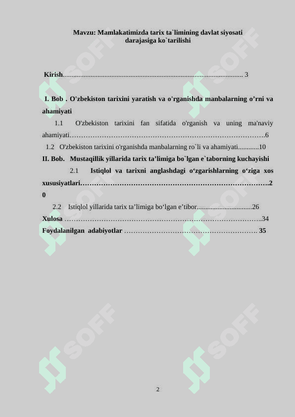 Mamlakatimizda tarix ta`limining davlat siyosati K.doc 2
