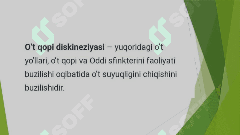 O’t pufagi diskineziyasi 3