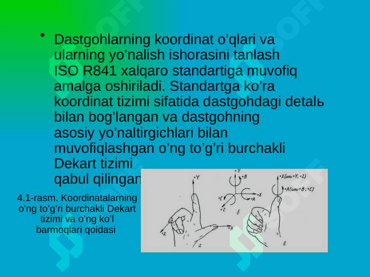 MICHT DASTGOHLARNING KOORDINAT TIZIMI. 4