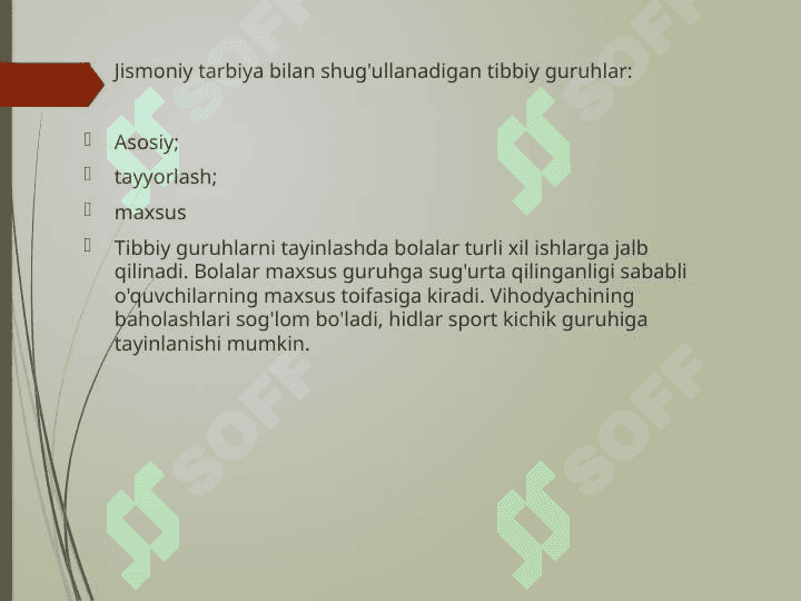 MAXSUS TIBBIY GURUH 2