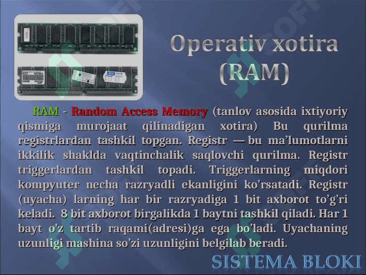 Kompyuter qurilmalari 8