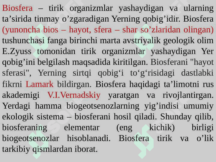 (Organizm va muhit) 3