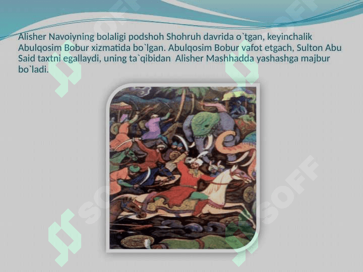 Alisher Navoiy-g’azal mulkining sultoni 5