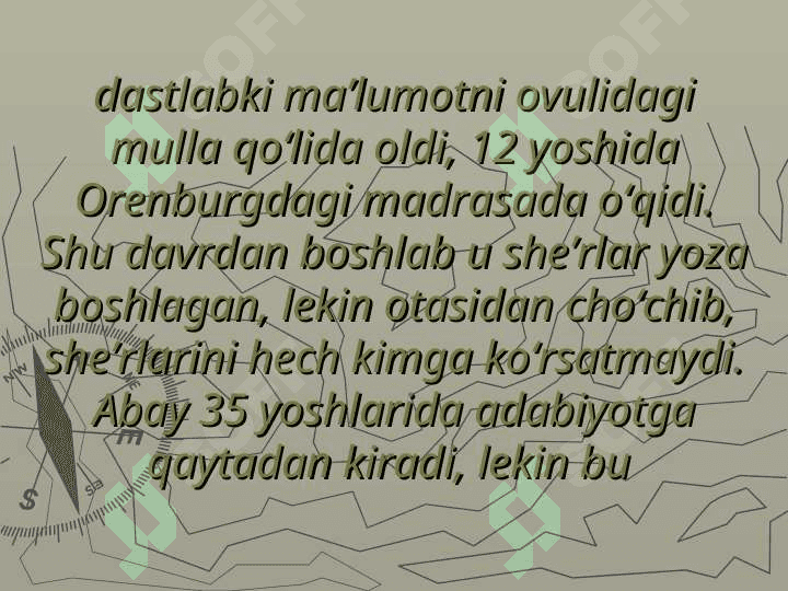Abay hayoti va ijodi 7