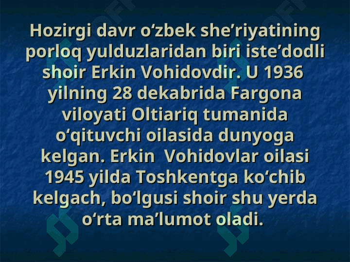 Erkin Vohidov hayoti va ijodi 4