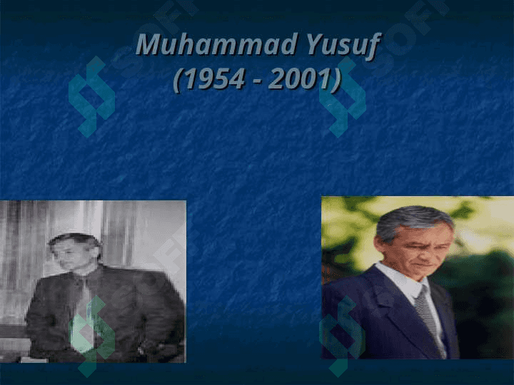 Muhammad Yusuf hayoti va ijodi 3