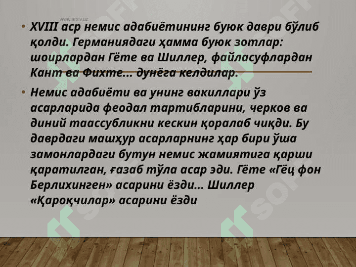 НЕМИС МАЪРИФАТЧИЛИК АДАБИЁТИ 2