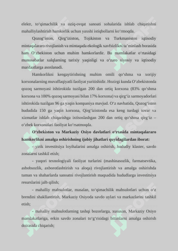 Mehnat bozori statistikasi O‘zbekistonning Markaziy Osiyo mintaqasida tutgan o‘rni va ro‘li 5