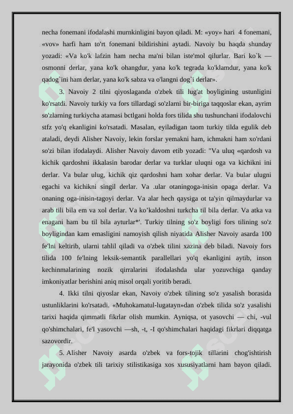 Alisher Navoiy va chog'ishtirma tilshunoslik 4