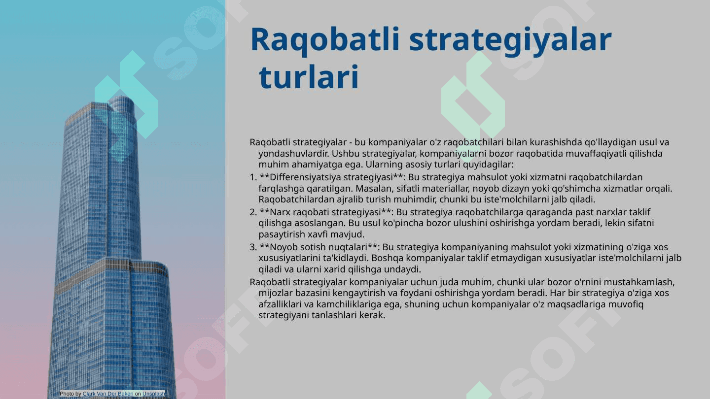 Raqobatli strategiyalar 3