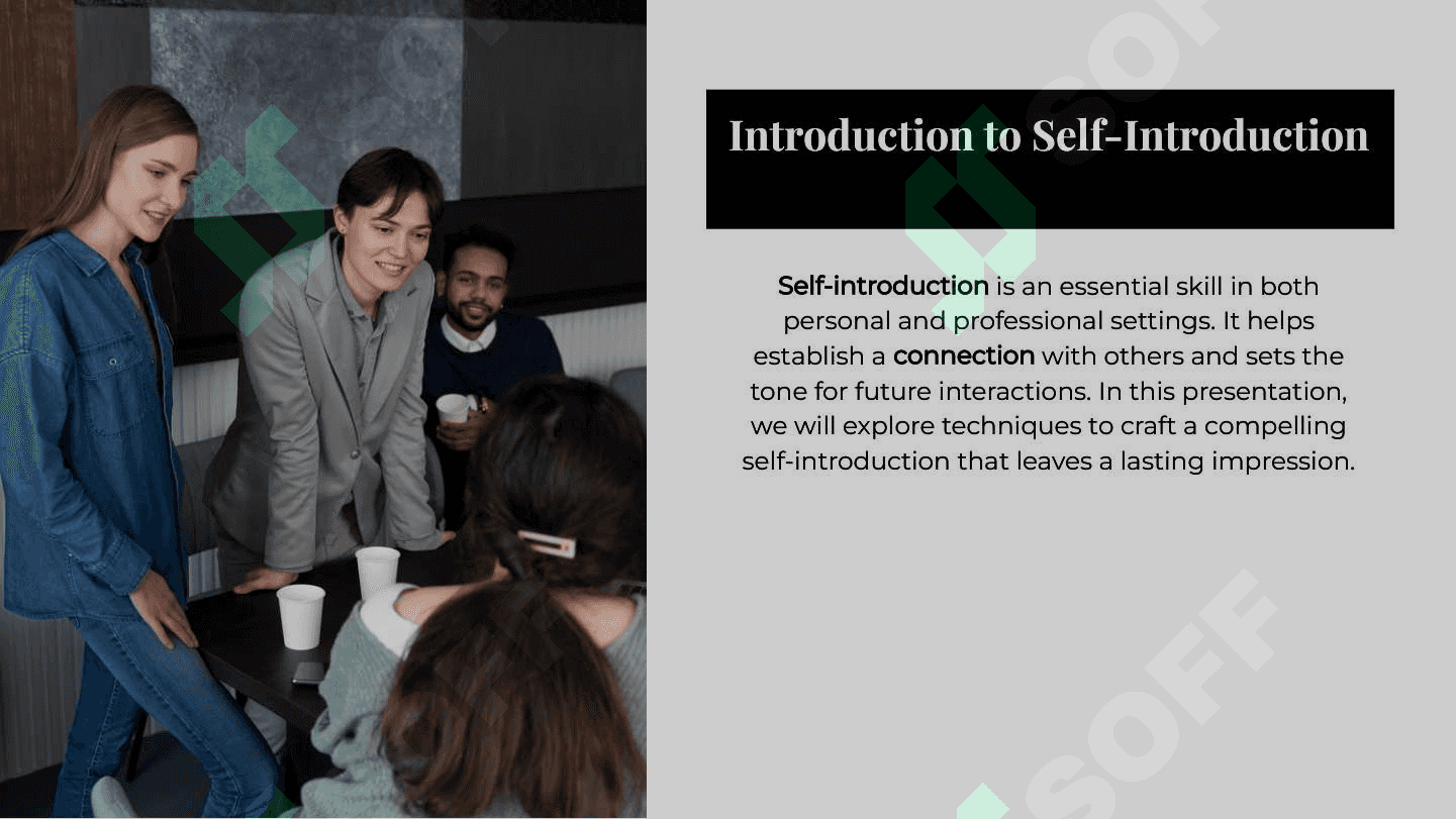 Talking about yourself 2