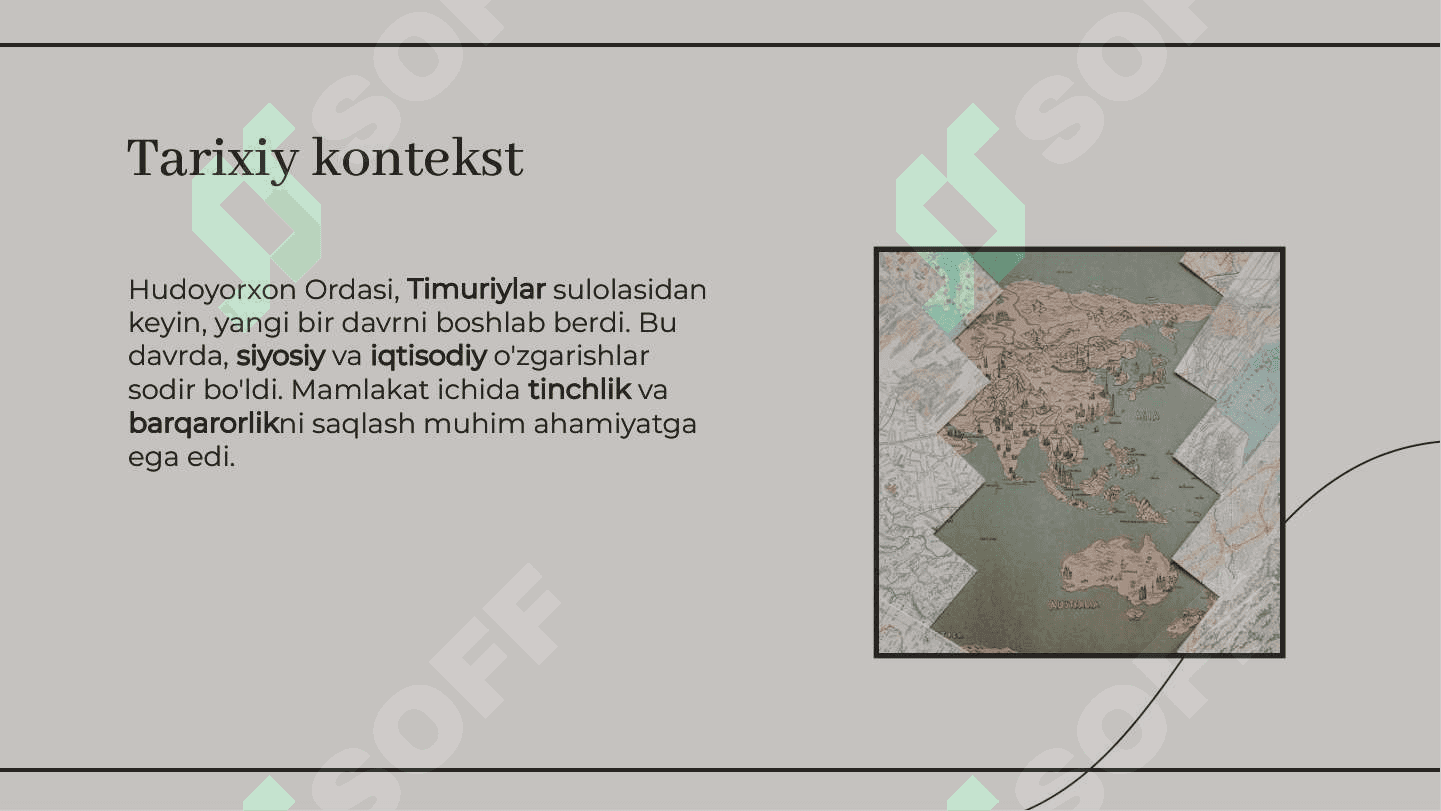 Hudoyorxon Ordasi Tarix va Meros 3