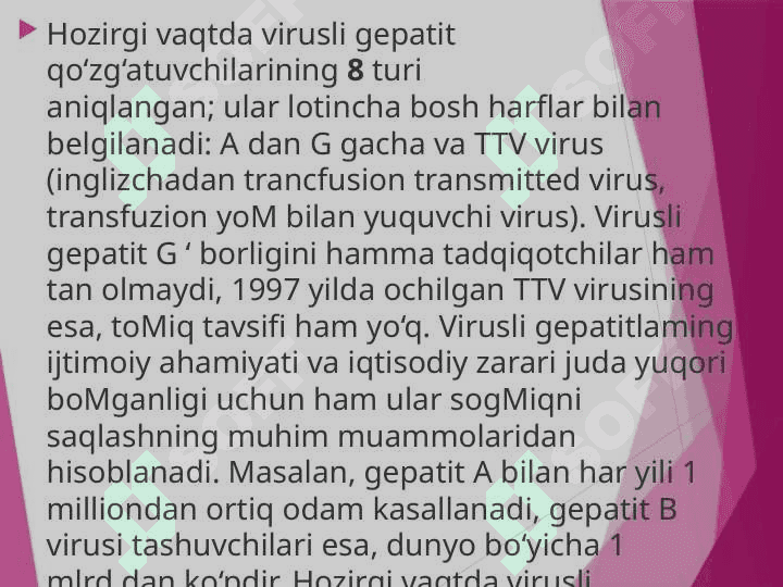 Gepatit viruslari A va B turlari 6