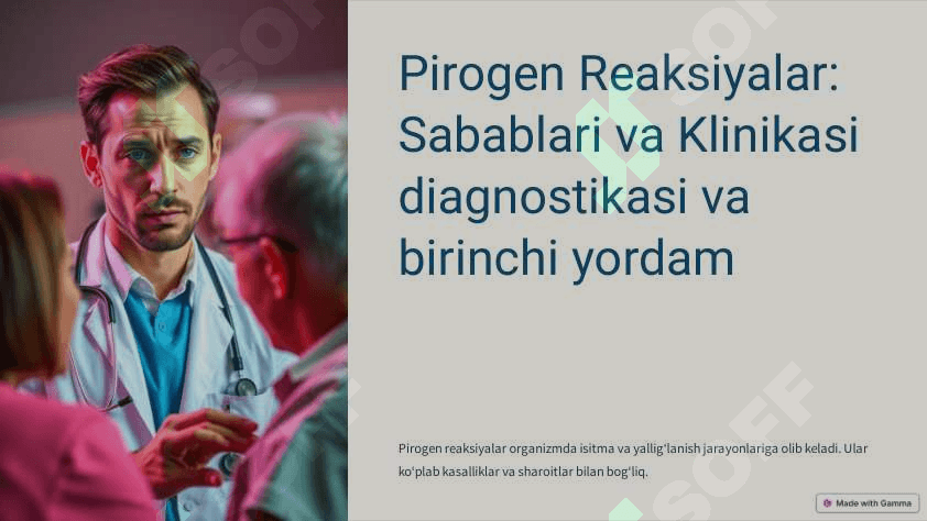 Transfuzialogiya pirogen reaksiyalar 2